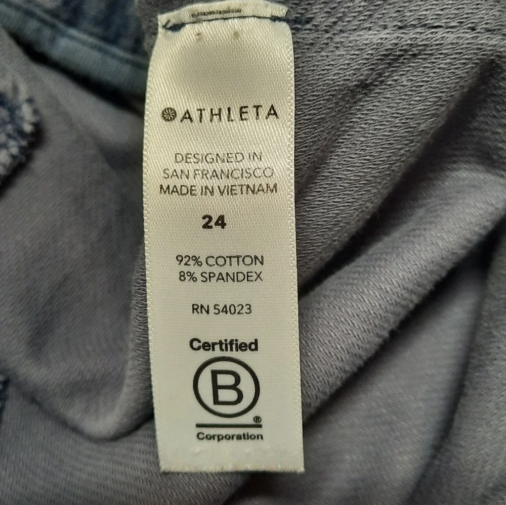Athleta Women's Farallon Printed Jogger Medieval Violet Purple Plus Size 24